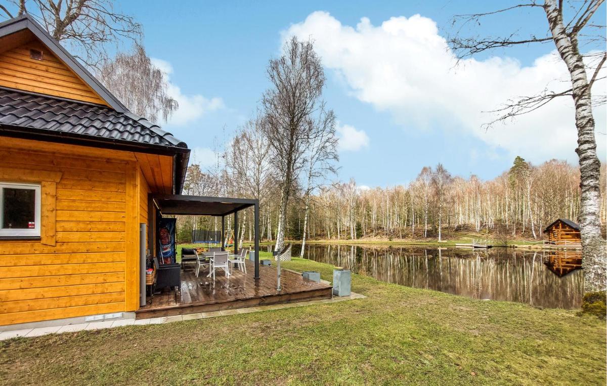 Beautiful Home In Bjrnum With Lake View