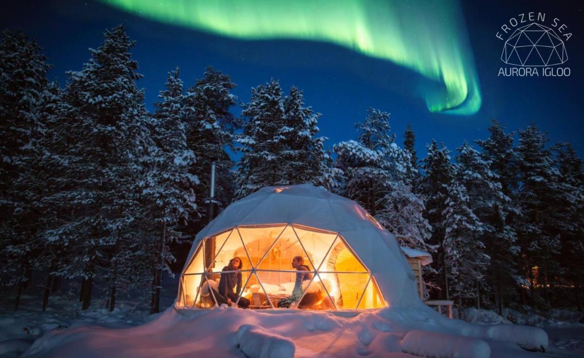 Frozen Sea Aurora Igloo
