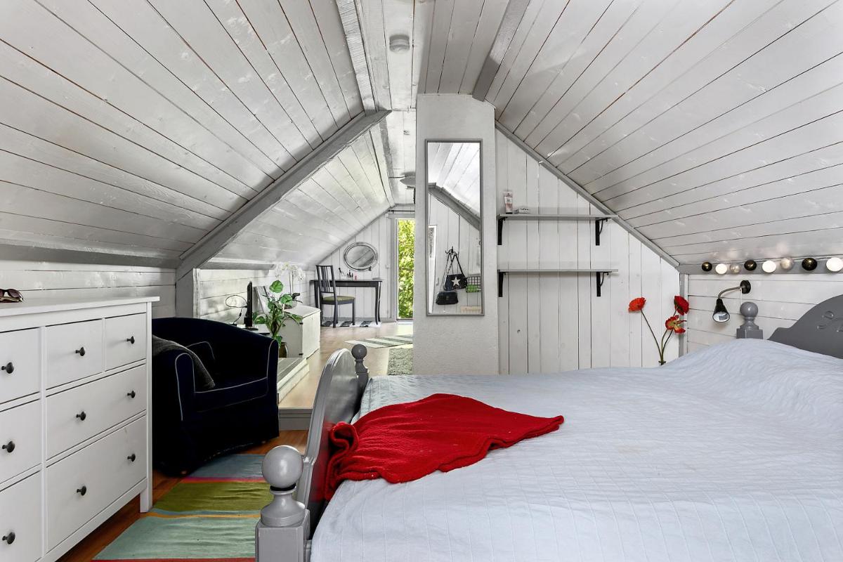 Loftlägenhet på hästgård i Tvååker