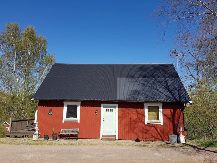 Sjöhuset med sjöutsikt och strandtomt